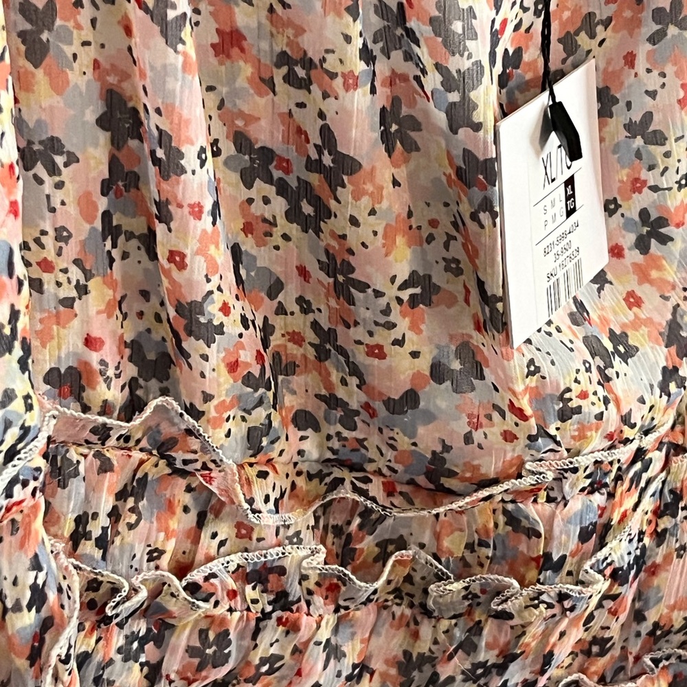 SELLING CHARLOTTE RUSSE DRESS 👗 SIZE XL FLORAL COLOR SLEEVELESS BNWT - Picture 15 of 16
